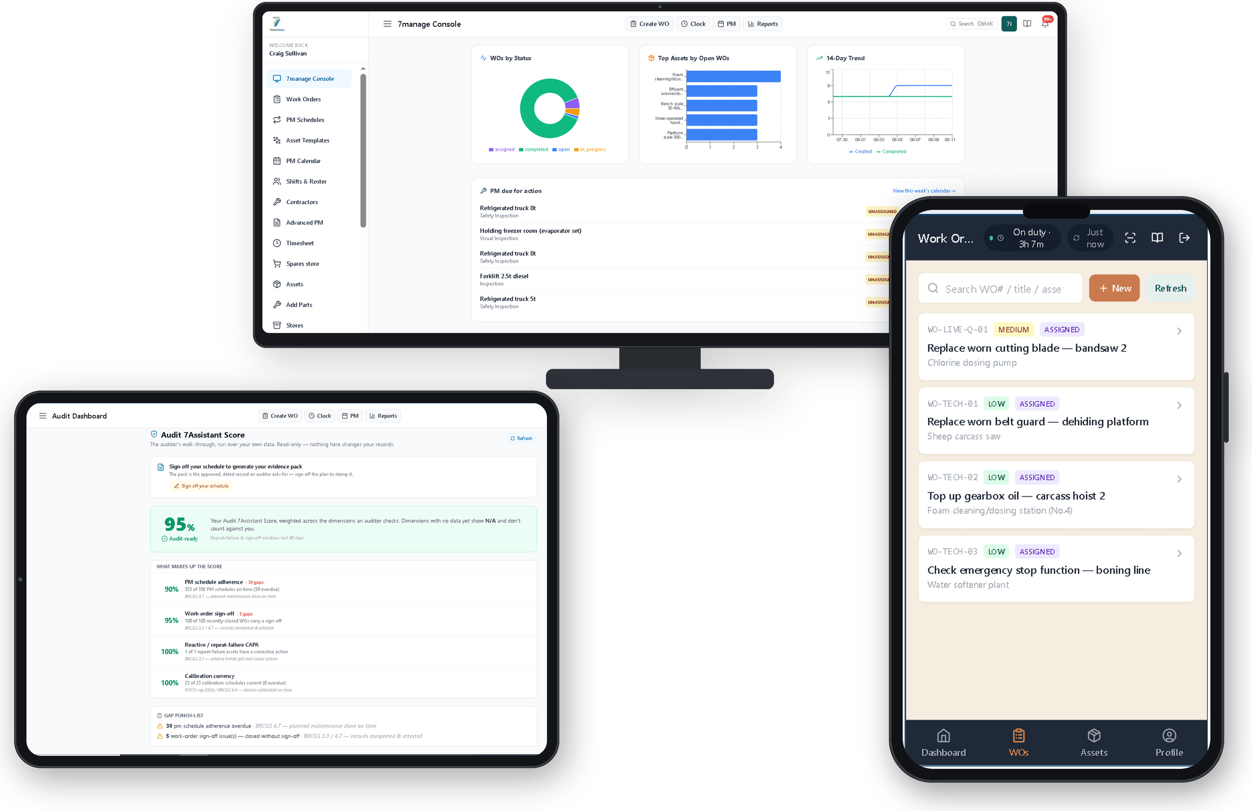 7Maintain running on a desktop, tablet and phone